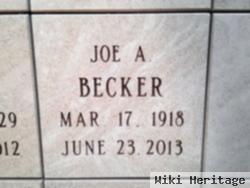 Joseph Aloysius "joe" Becker, Jr