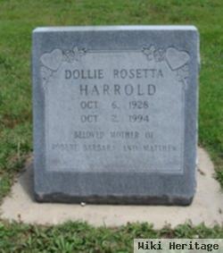 Dollie Rosetta Alford Harrold