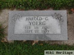 Harold Joseph Yoerg