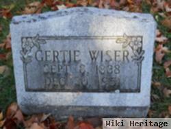 Gertie Wiser