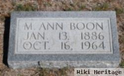 Margaret Ann Boon