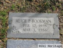 Alice P Bookman