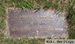 David E. Lampert