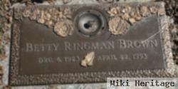 Betty Ringman Brown