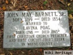 John May Barnett, Sr