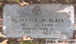 Sgt Clarence W Blair