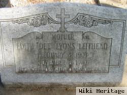 Edith "dee" Lyons Leithead