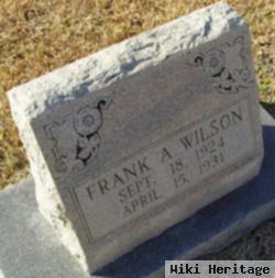 Frank A Wilson