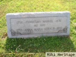 Maria Eva "anna Maria" Straub Markle (Or Markel)