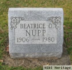 Beatrice D Nupp