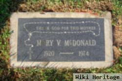 Mary Virginia Sayler Mcdonald