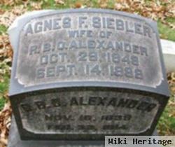 Agnes Forrester Siebler Alexander