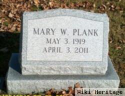 Mary Winifred Lydon Plank