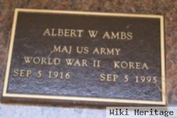 Albert W Ambs