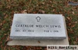 Gertrude Welch Lewis