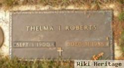 Thelma I Worden Roberts