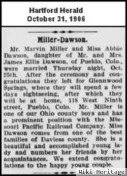 Abbie E. Dawson Miller