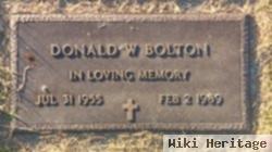 Donald W Bolton