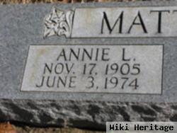 Annie Lou Holeman Matthews