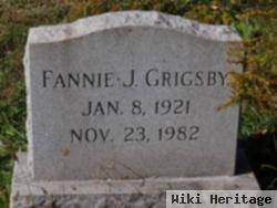 Fannie J Grigsby