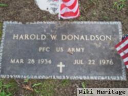 Harold W Donaldson