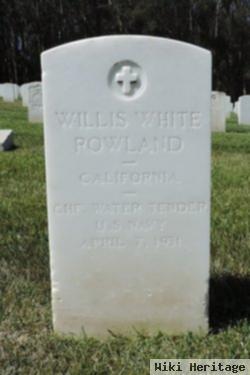 Willis White Rowland