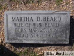 Martha D Beard