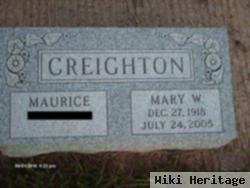 Mary W Creighton