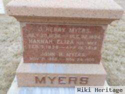 J Henry Myers, Sr