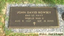 John David Rowsey