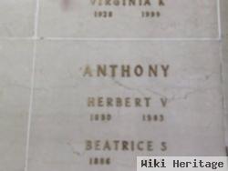 Herbert V Anthony