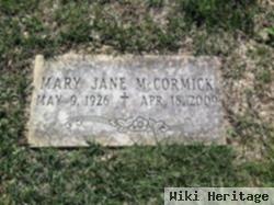 Mary Jane Blank Mccormick