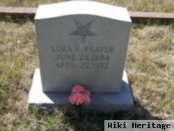 Lora Kirkpatrick Weaver