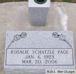 Rosalie Schatzle Page