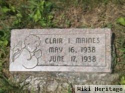 Clair I. Maines