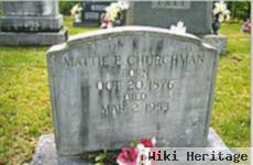 Mattie E Shaver Churchman