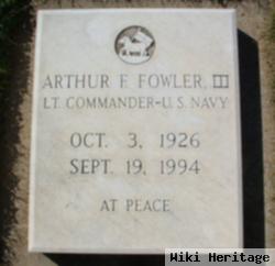 Arthur F Fowler, Iii