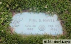 Pirl B Hayes