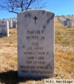 David F Boyd, Jr