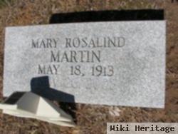 Mary Rosalind Martin