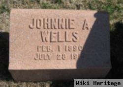 John Albert "johnnie" Wells