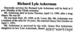 Richard Lyle Ackerman