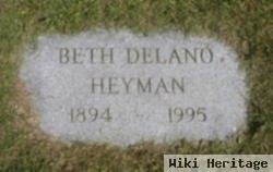 Beth Inez Delano Heyman