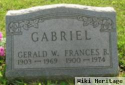 Frances B Gabriel