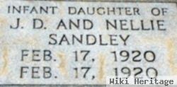 Infant Daughter Sandley