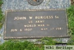 John Walter Burgess, Sr