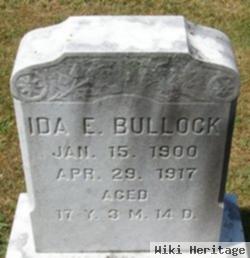 Ida E Bullock