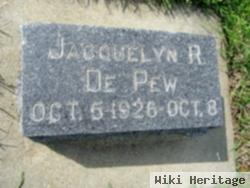 Jacquelyn R De Pew