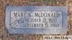 Mary A. Smith Mcdonald