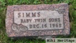 Infant Twin Simms